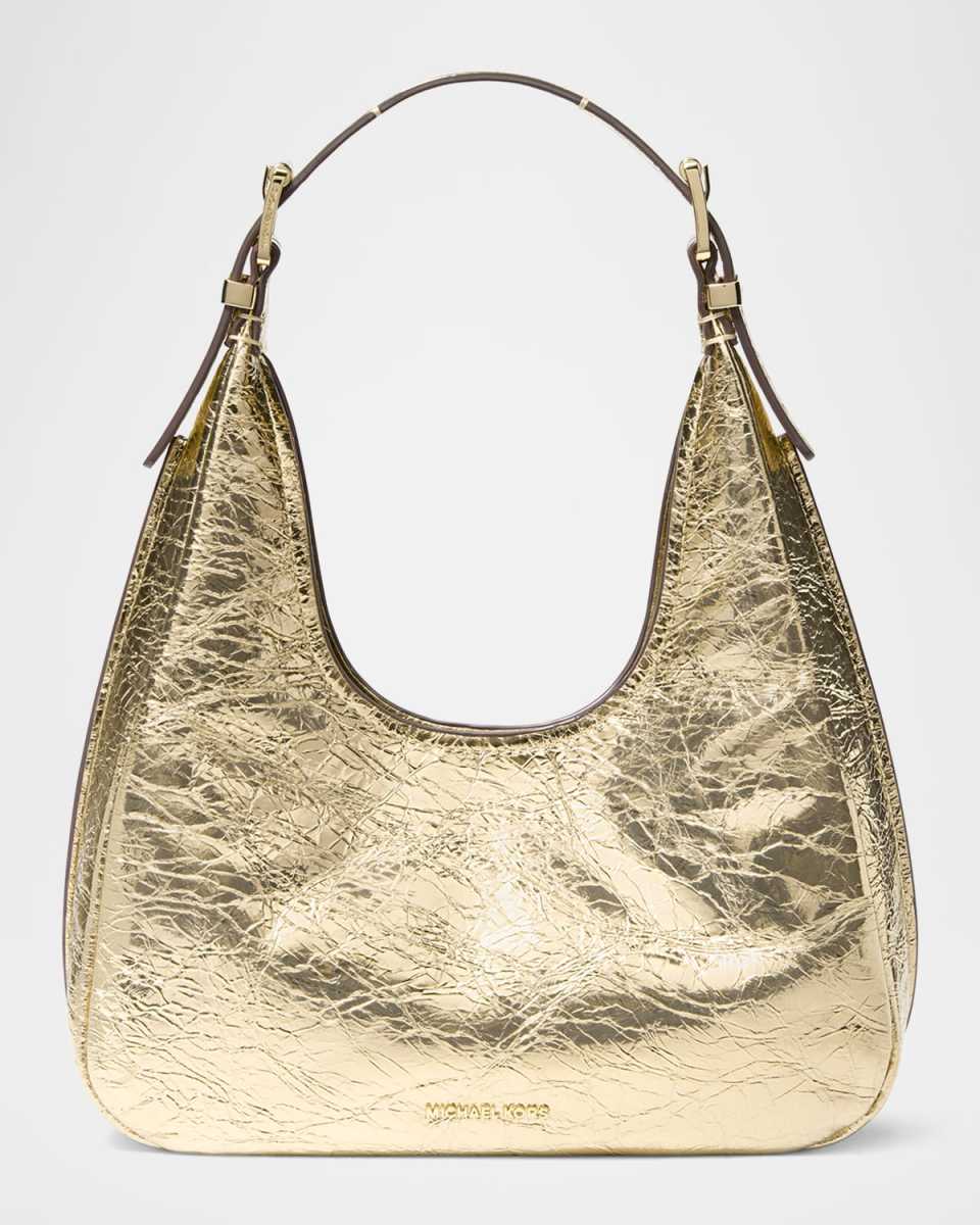 Nolita Small Metallic Leather Shoulder Bag